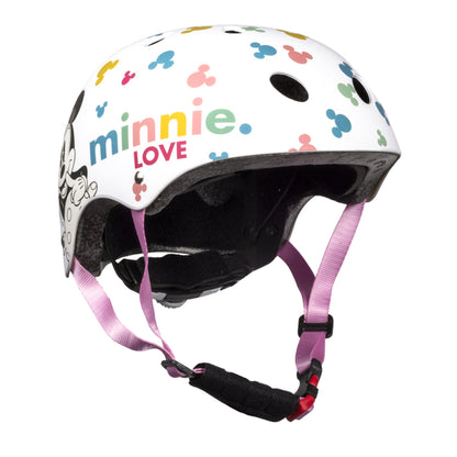 Disney Children's Bike Helmet v3 Minnie White with Adjustment Dial