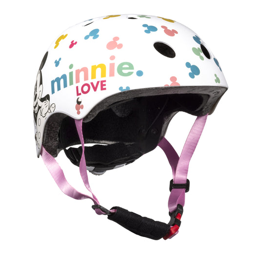 Disney Children's Bike Helmet v3 Minnie White with Adjustment Dial