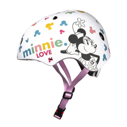 Disney Children's Bike Helmet v3 Minnie White with Adjustment Dial
