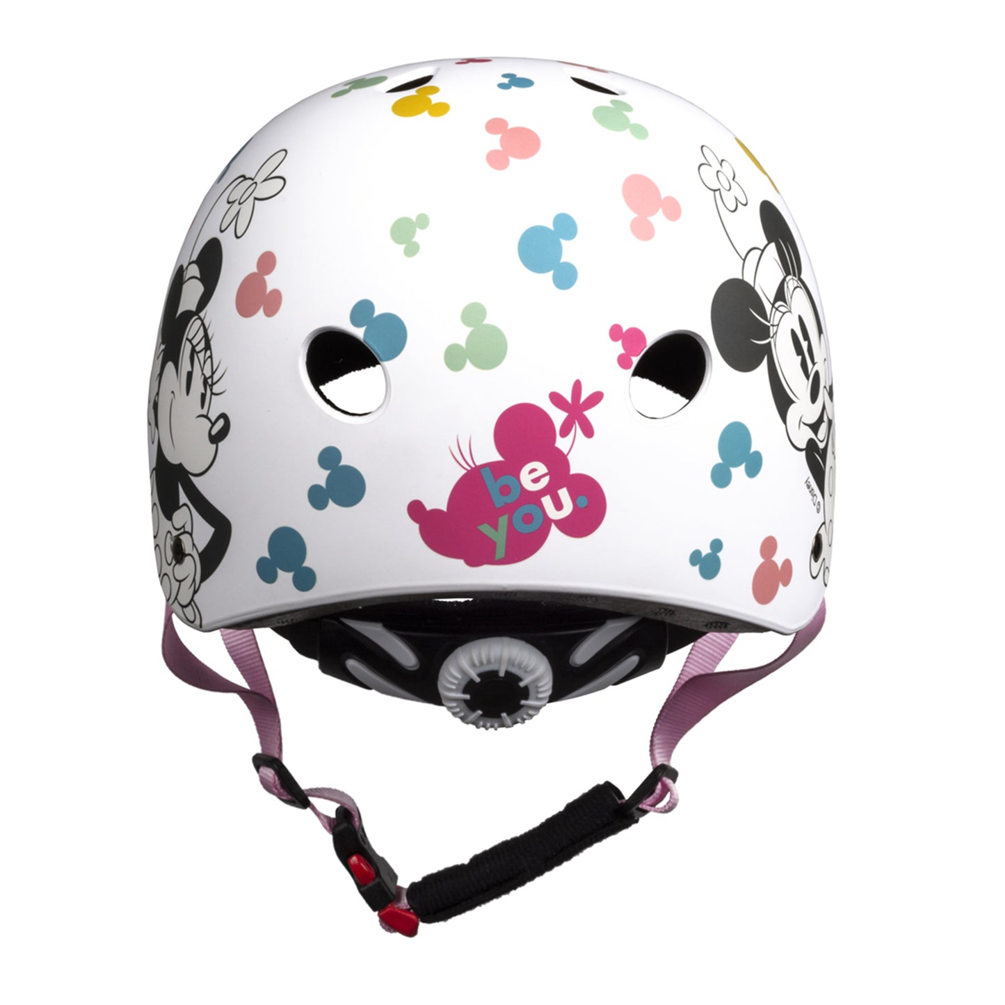 Disney Children's Bike Helmet v3 Minnie White with Adjustment Dial
