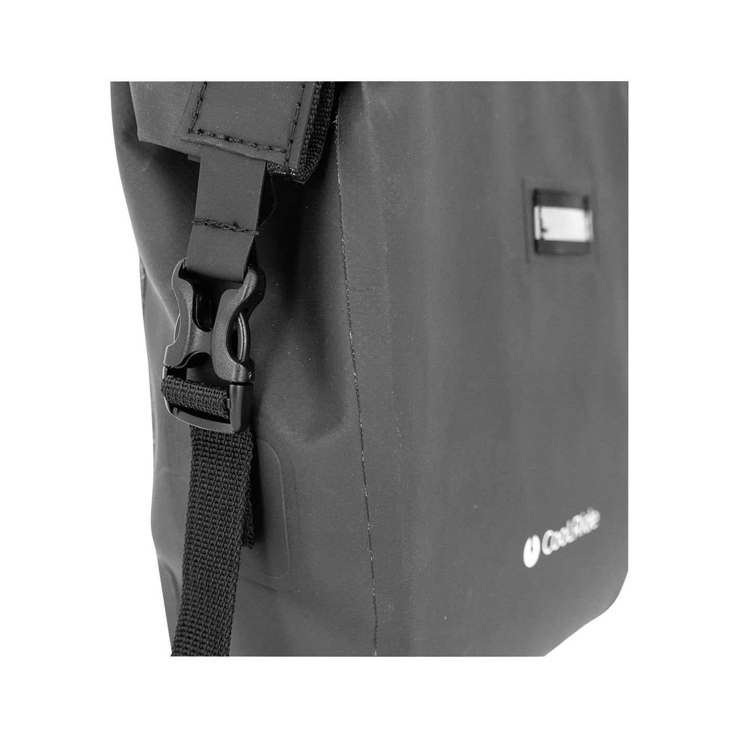 Sacoche avant cintre trottinette / vélo coolride noir 100% waterproof volume 4l