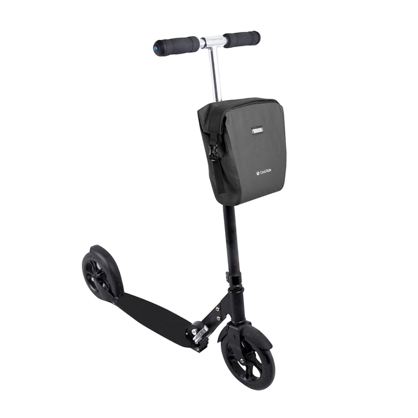 Sacoche avant cintre trottinette / vélo coolride noir 100% waterproof volume 4l
