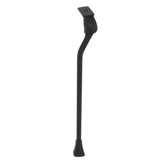 Pletscher black side bike stand with plate, cut to 305mm length, with foot 20-28"