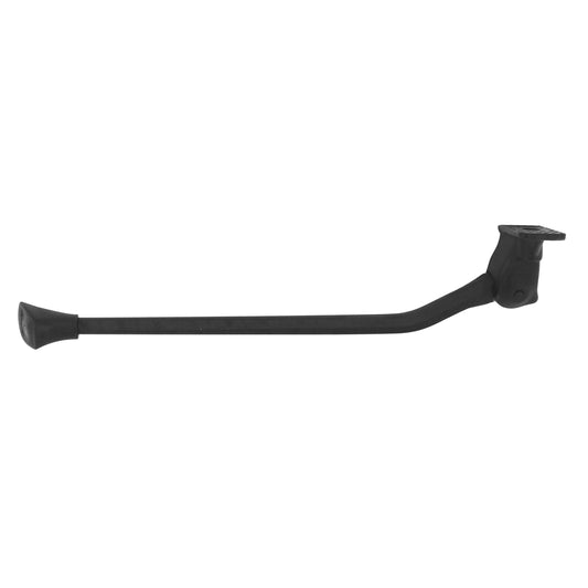Pletscher black side bike stand with plate, cut to 305mm length, with foot 20-28"
