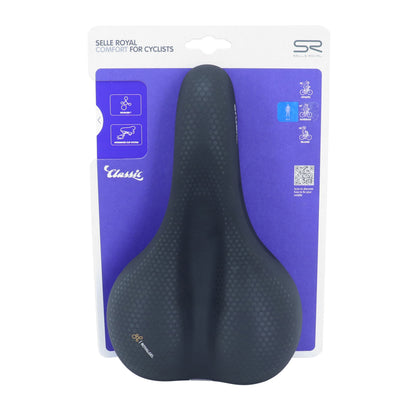 Selle Royal Avenue Gel Sport canal anatomique noire 256x158