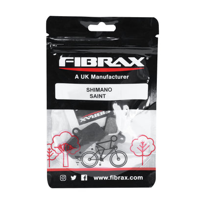 Plaquettes frein VTT Fibrax pour Shimano XTR XT SLX Saint e-bike