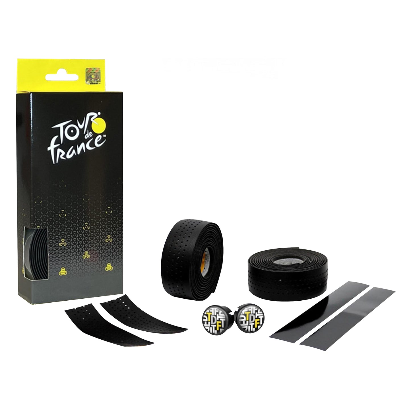 Ruban guidon VELOX Tour de France confort noir perforé