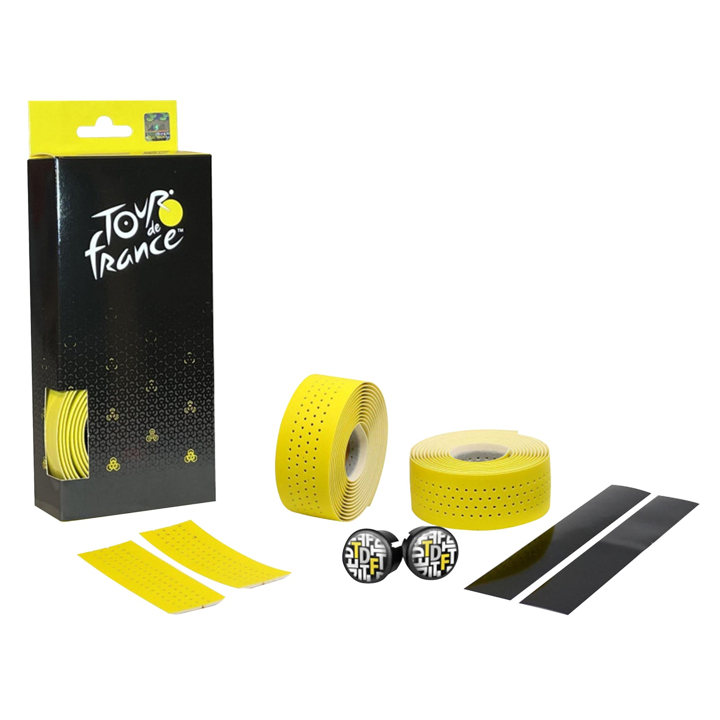 Ruban guidon VELOX Tour de France confort jaune perforé
