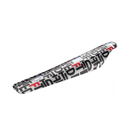 Velox TDF Rear Mudguard White/Red/Black Capello (unit)