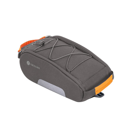 Sacoche arrière vélo Racktime yoshi grise fixation porte bagage l 30cm x l 17cm x h 12cm