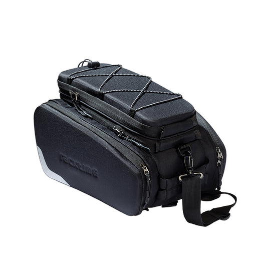 Sacoche arrière vélo Racktime odin noir fixation porte bagage l 37cm x l 24cm x h 24cm