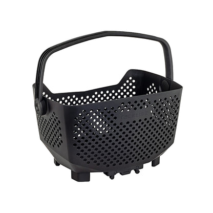 Racktime Bask It Black Plastic Rear Basket for Snapit