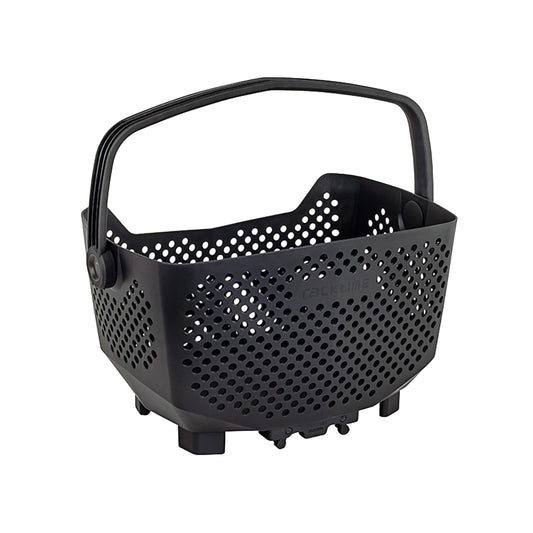 Racktime Bask It Black Plastic Rear Basket for Snapit