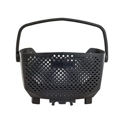 Racktime Bask It Black Plastic Rear Basket for Snapit
