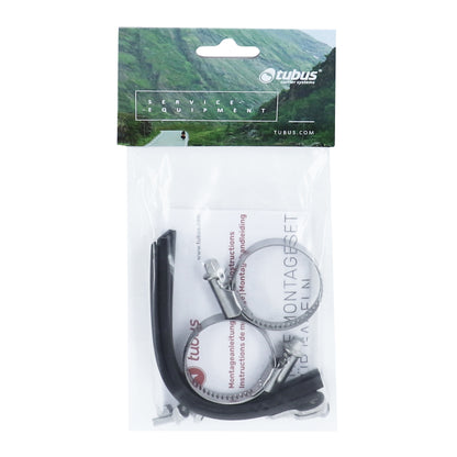 Support fixation porte-bagage Racktime collier à visser