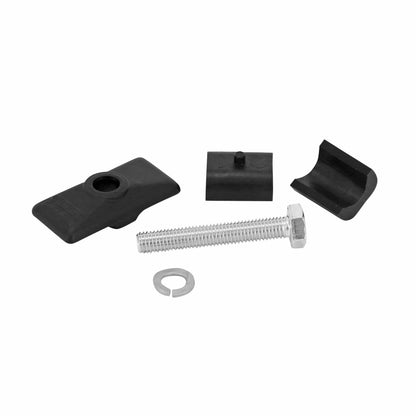 Pletscher Twin central double kickstand, black, with 2 legs foldable on the same side, 320mm length