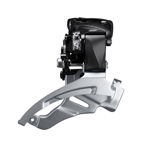 Shimano Altus 9x3 M431 Mountain Bike Front Derailleur High Clamp 34.9-31.8-28.6 Top-Bottom Pull