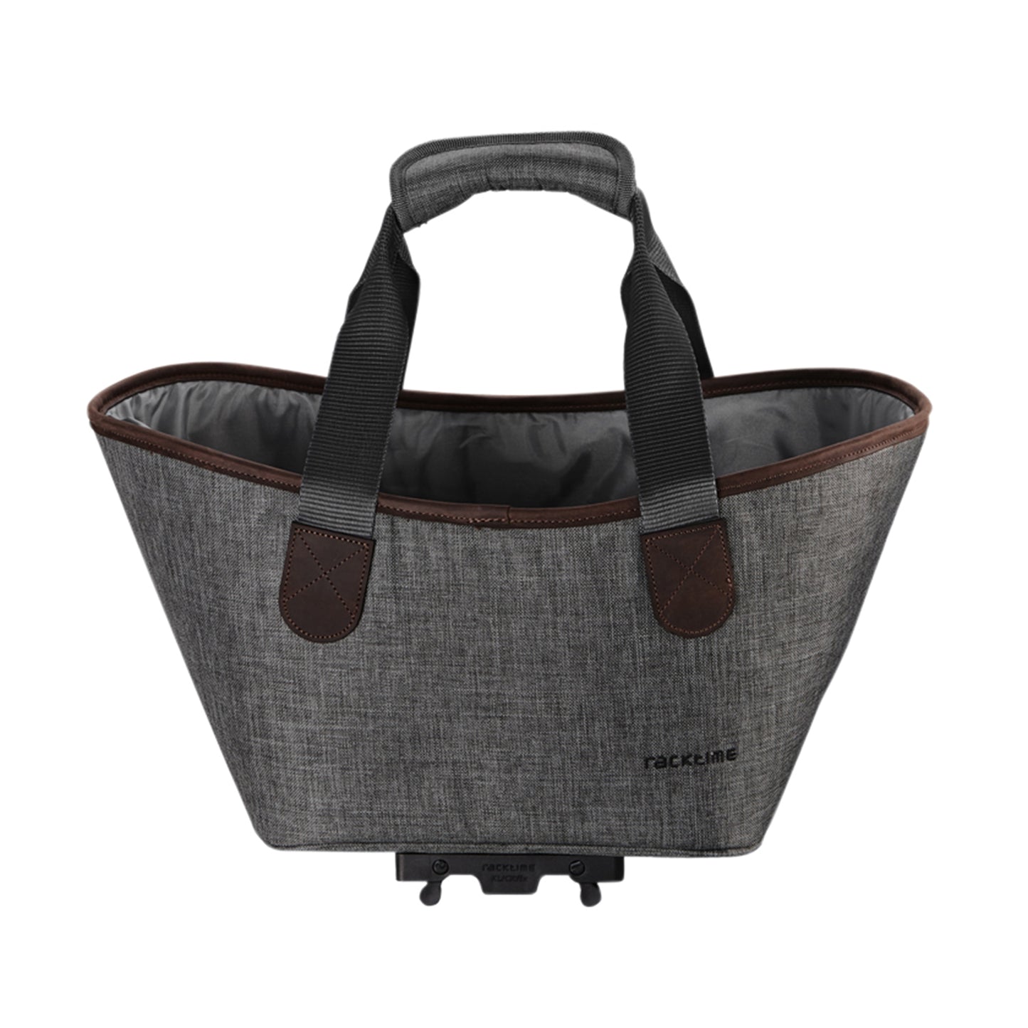 Panier-sac vélo Racktime Agnetha gris pour Snapit