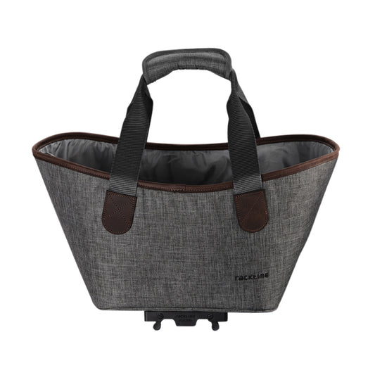 Racktime Agnetha Grey Bike Basket-Bag for Snapit