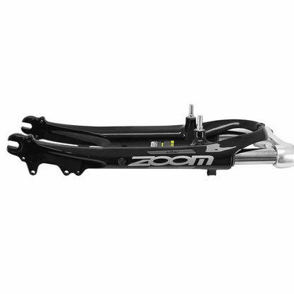 Fourche VTC 28 " Zoom alu ressort noir deb. 45mm pivot (240-75) fileté 1"-22.2