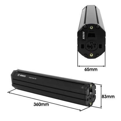 Batterie Bosch cadre 500Wh PowerTube 500 vertical BBP281 génération 2