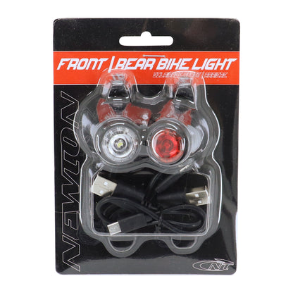 Eclairage vélo usb kit Newton 22b sur cintre-tige de selle leds