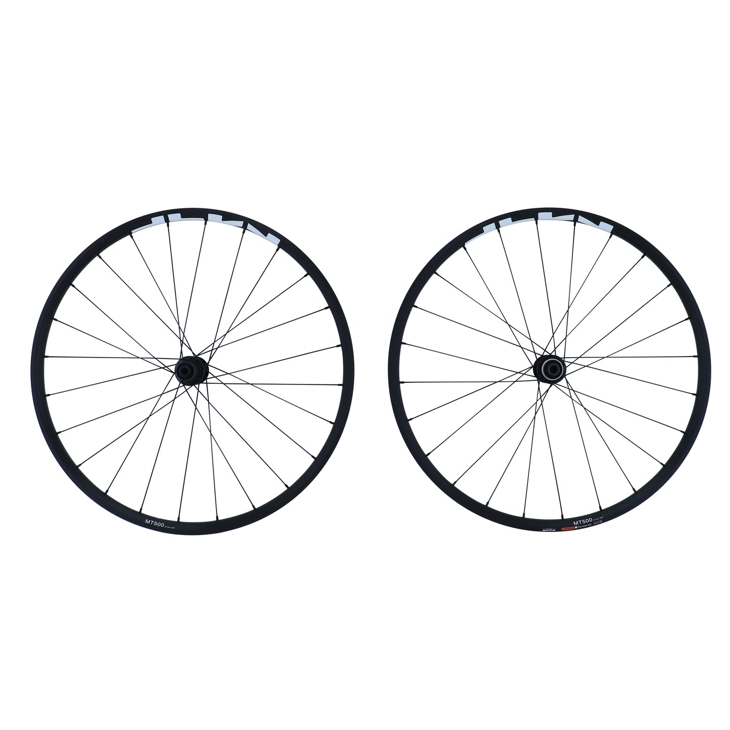 Roues VTT disque 29" Shimano MT500 Boost centerlock avant+arrière 10-11V