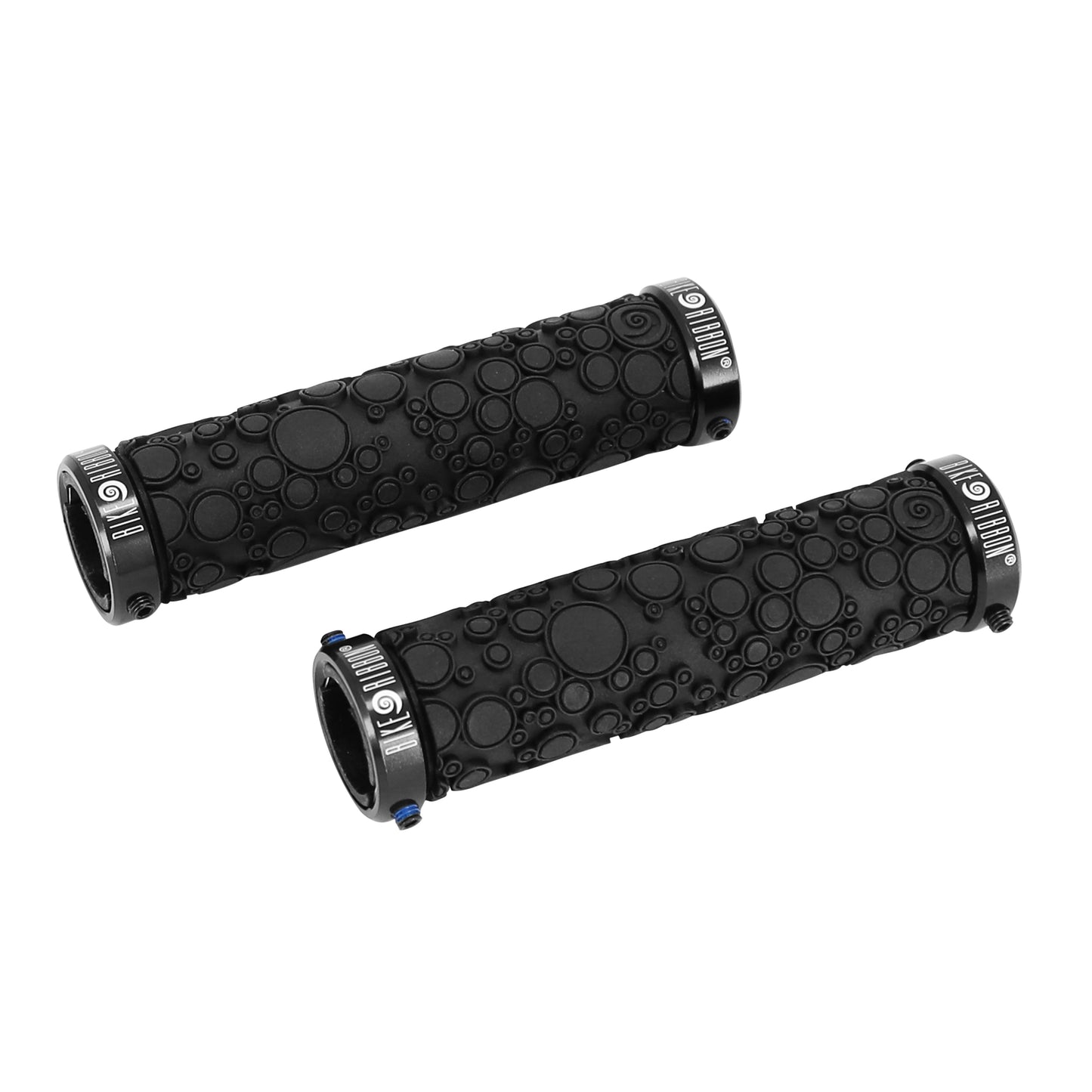 Poignées VTT Bike Ribbon Bubble noir 22mm gel double serrage