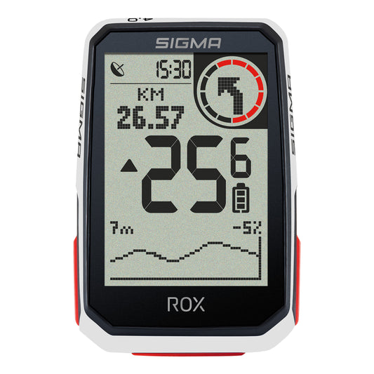Compteur Sigma rox4.0 Gps blanc altimètre