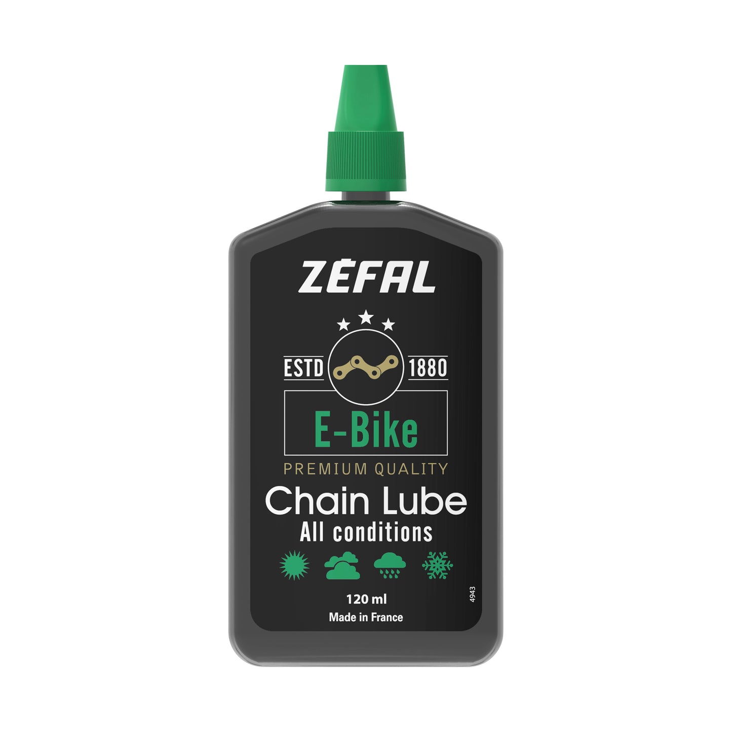 Lubrifiant vélo chaîne Zéfal e/bike chain lube (burette 120ml)