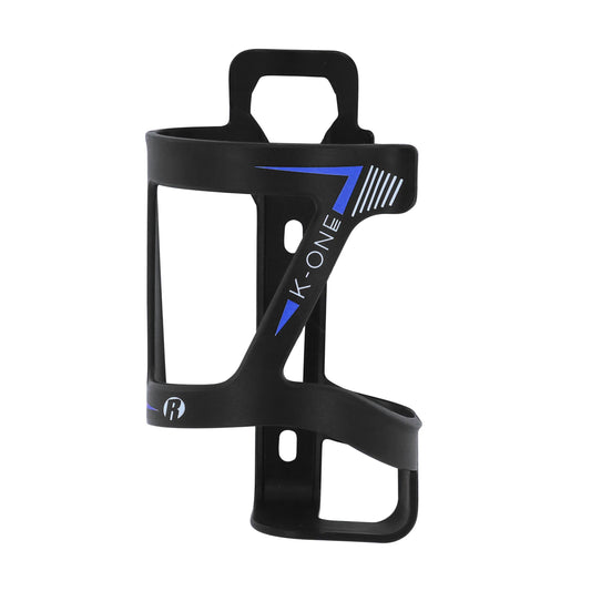 Roto K-One Composite Bottle Cage Black with Blue Accents Side Release