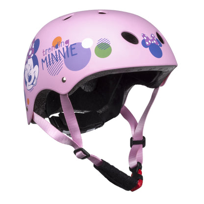 Casque vélo enfant Disney v3 minnie rose avec molette réglage