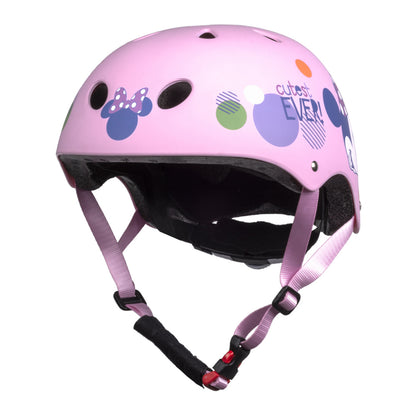 Casque vélo enfant Disney v3 minnie rose avec molette réglage