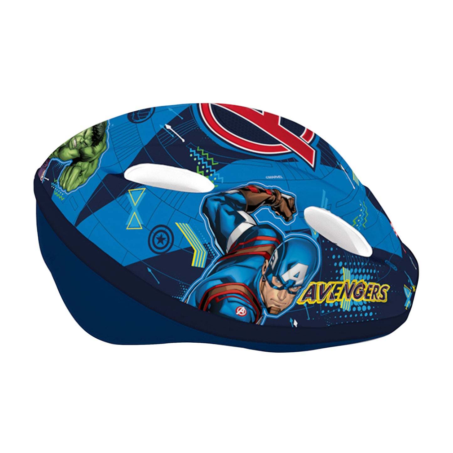 Casque vélo enfant Disney v2 avengers bleu avec molette réglage