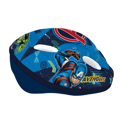Casque vélo enfant Disney v2 avengers bleu avec molette réglage