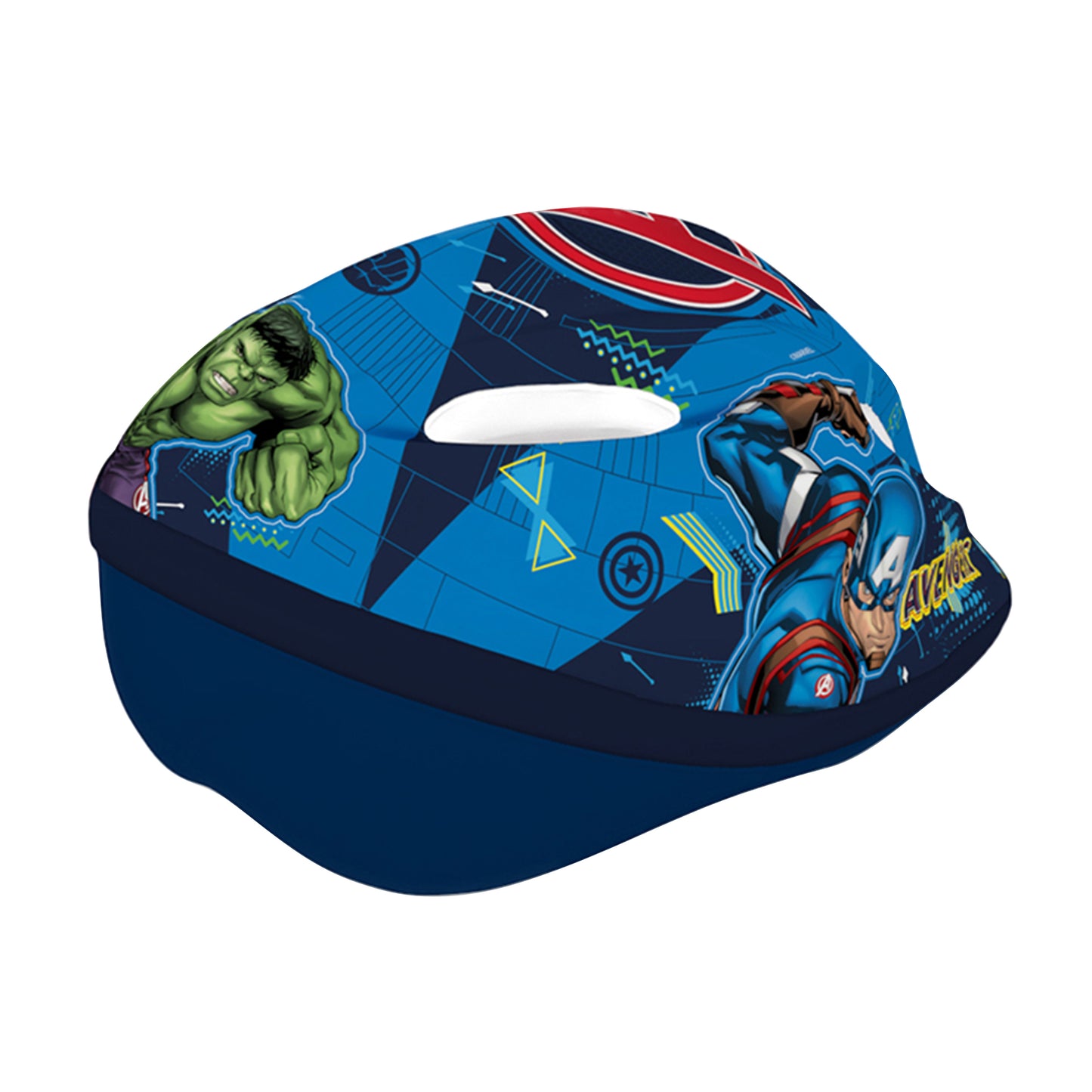 Casque vélo enfant Disney v2 avengers bleu avec molette réglage