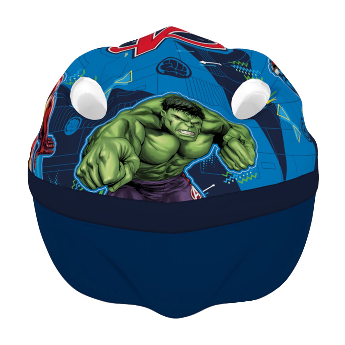 Casque vélo enfant Disney v2 avengers bleu avec molette réglage