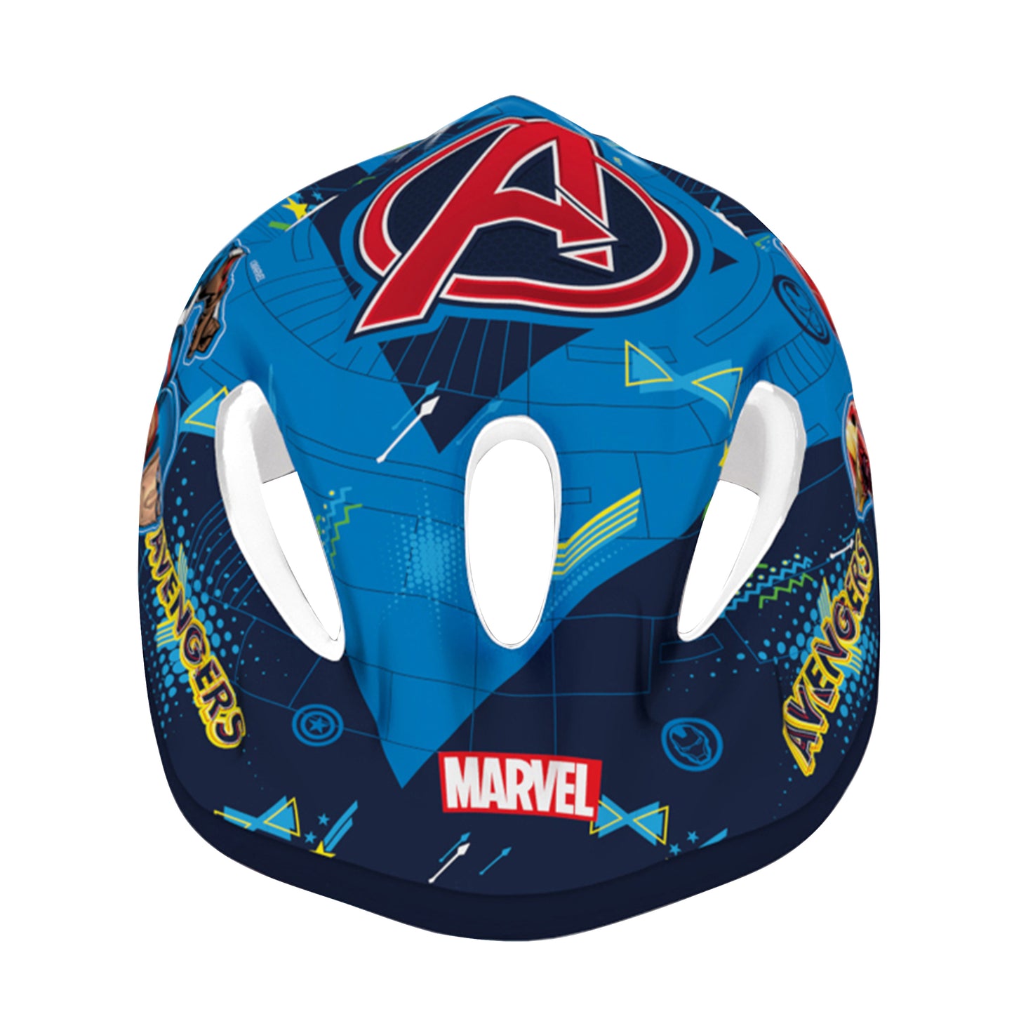 Casque vélo enfant Disney v2 avengers bleu avec molette réglage