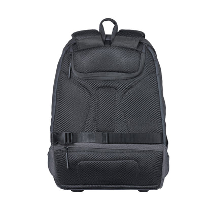 Sacoche arrière sac à dos vélo latérale Basil b-safe nordlicht gris graphite 13l waterproof fixation hook sur porte bagage avec éclairage led fixe-clignotant