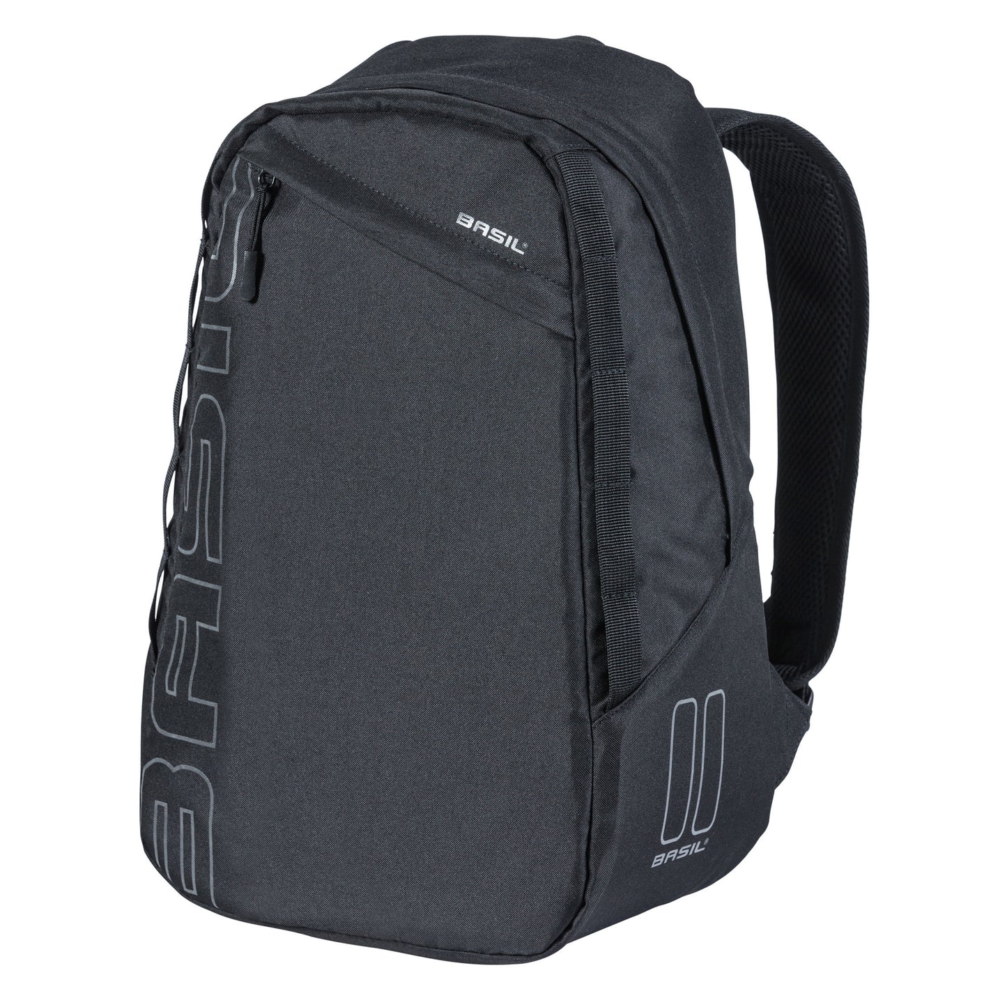 Sacoche arrière vélo latérale sac à dos Basil flex backpack noir 17l fixation hook sur porte bagage