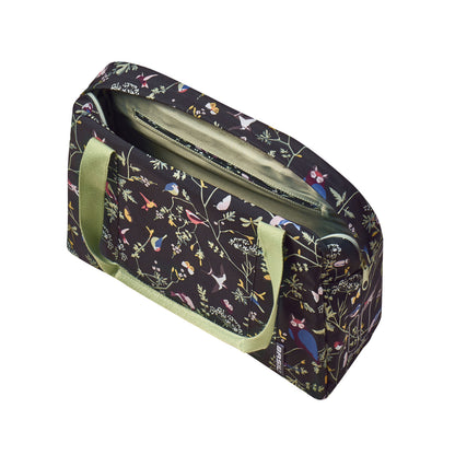 Sacoche arrière vélo latérale sac bandoulière Basil wanderlust 18l charcoal fixation rapide hook-on sur porte bagage avant-arrière 44x17x31cm