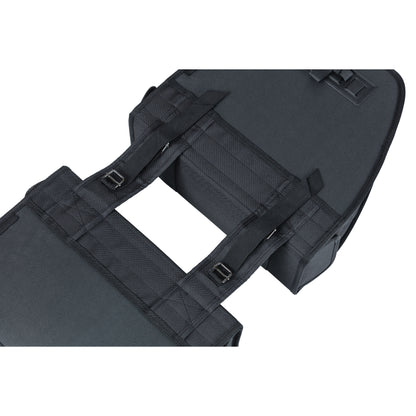 Basil Tour Double Pannier 28L Black 34x14x34cm Rack Mount