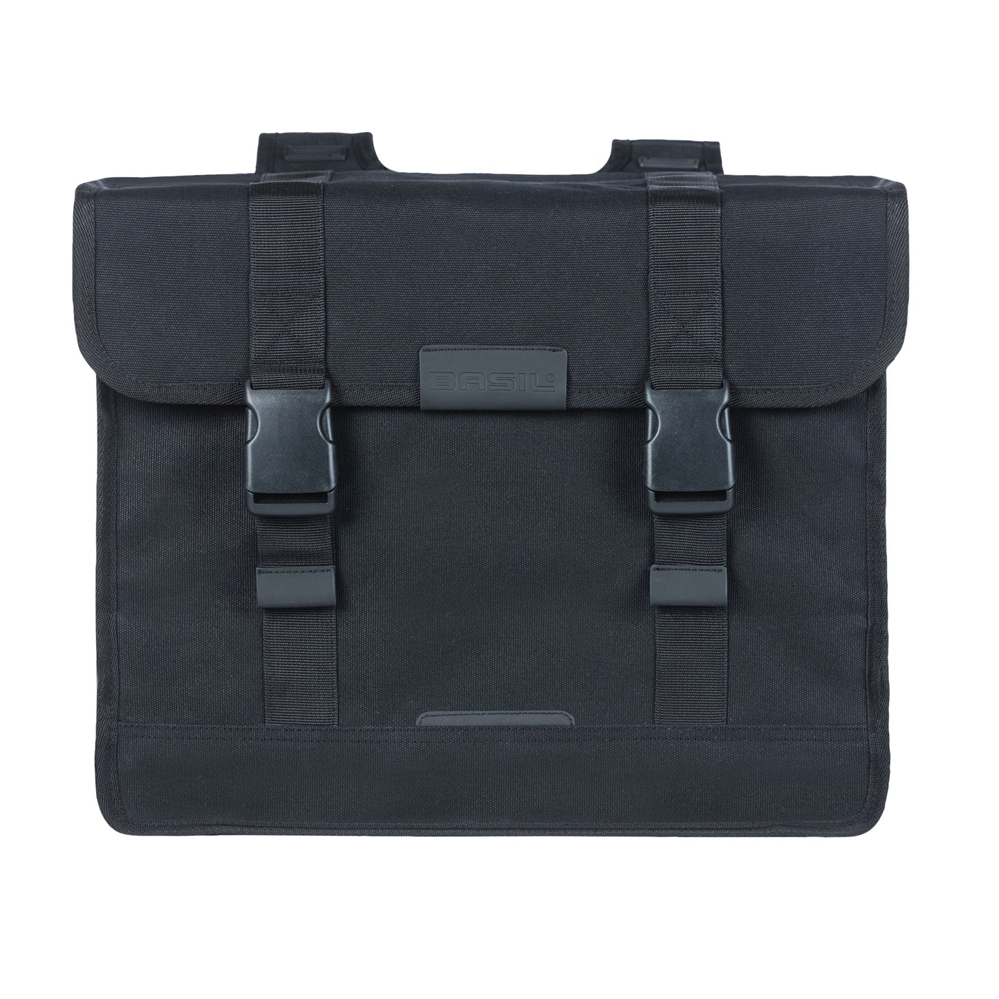 Sacoche arrière vélo double Basil kavan 58l noir 37x24x33cm