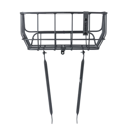 Porte-bagage vélo avant Basil Portland panier 25L noir mat
