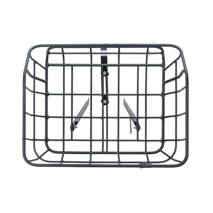 Porte-bagage vélo avant Basil Portland panier 25L noir mat