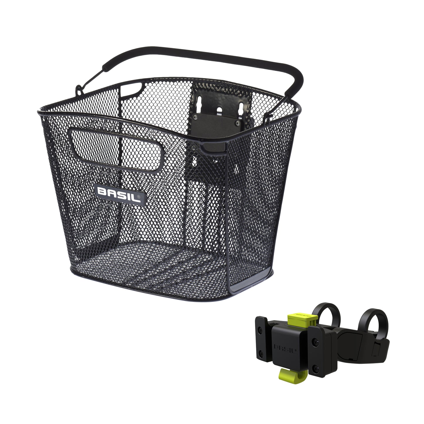 Panier avant acier Basil Bold avec fixation Klickfix