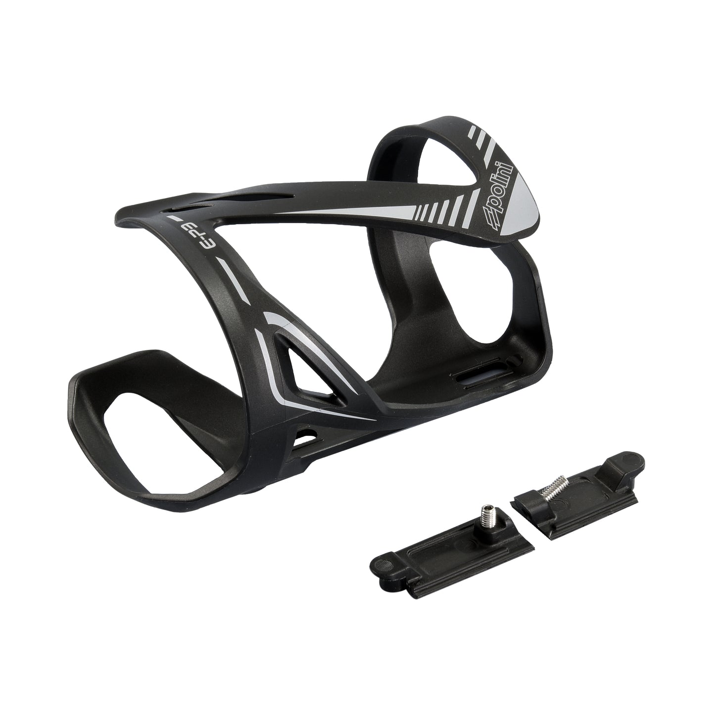 Polini black bottle cage with EP3 battery holder 955.815.003