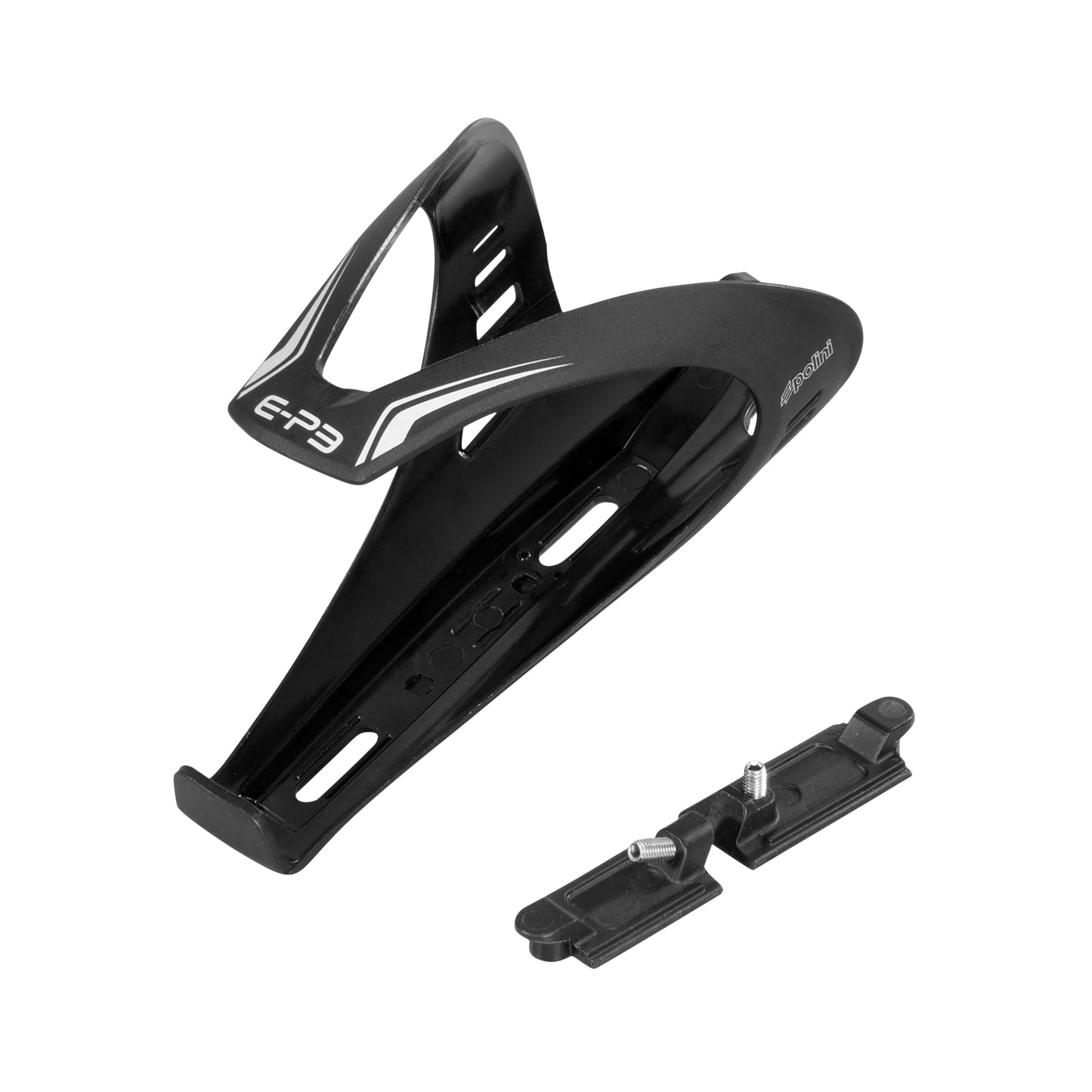 Porte-bidon VTT Polini EP3 fixation batterie 500Wh