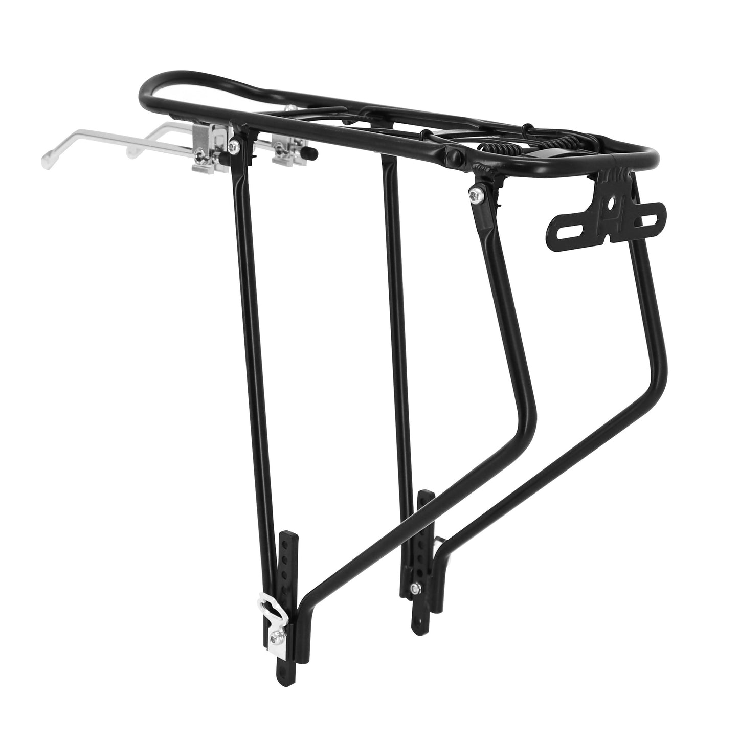 Porte-bagage arrière PCP double tringles alu noir 26-29