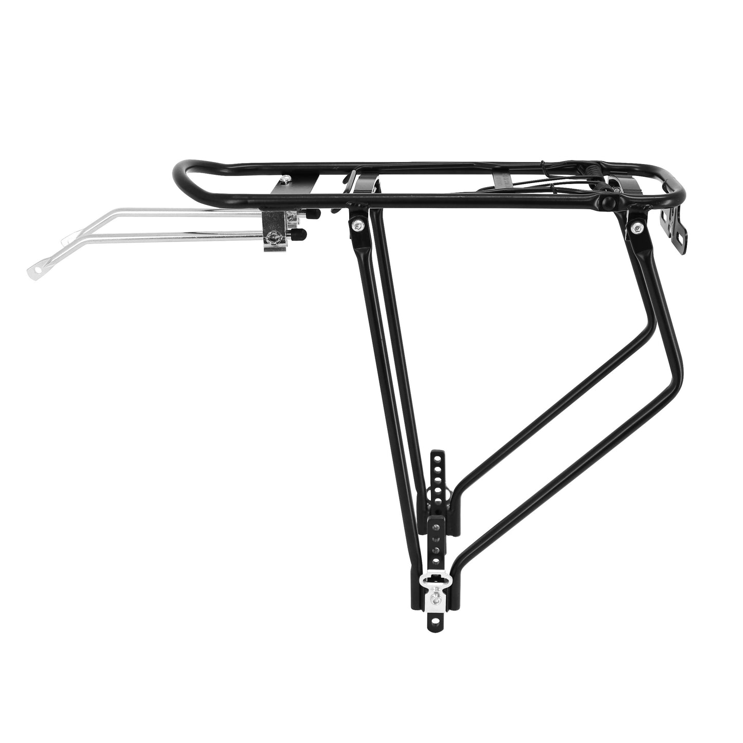 Porte-bagage arrière PCP double tringles alu noir 26-29